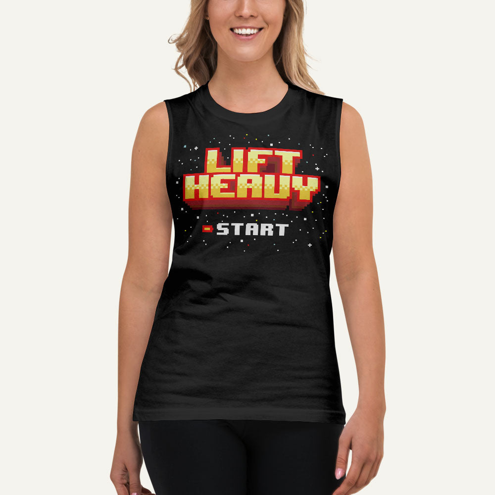 Lift Heavy Muscle Tank — 8-Bit
