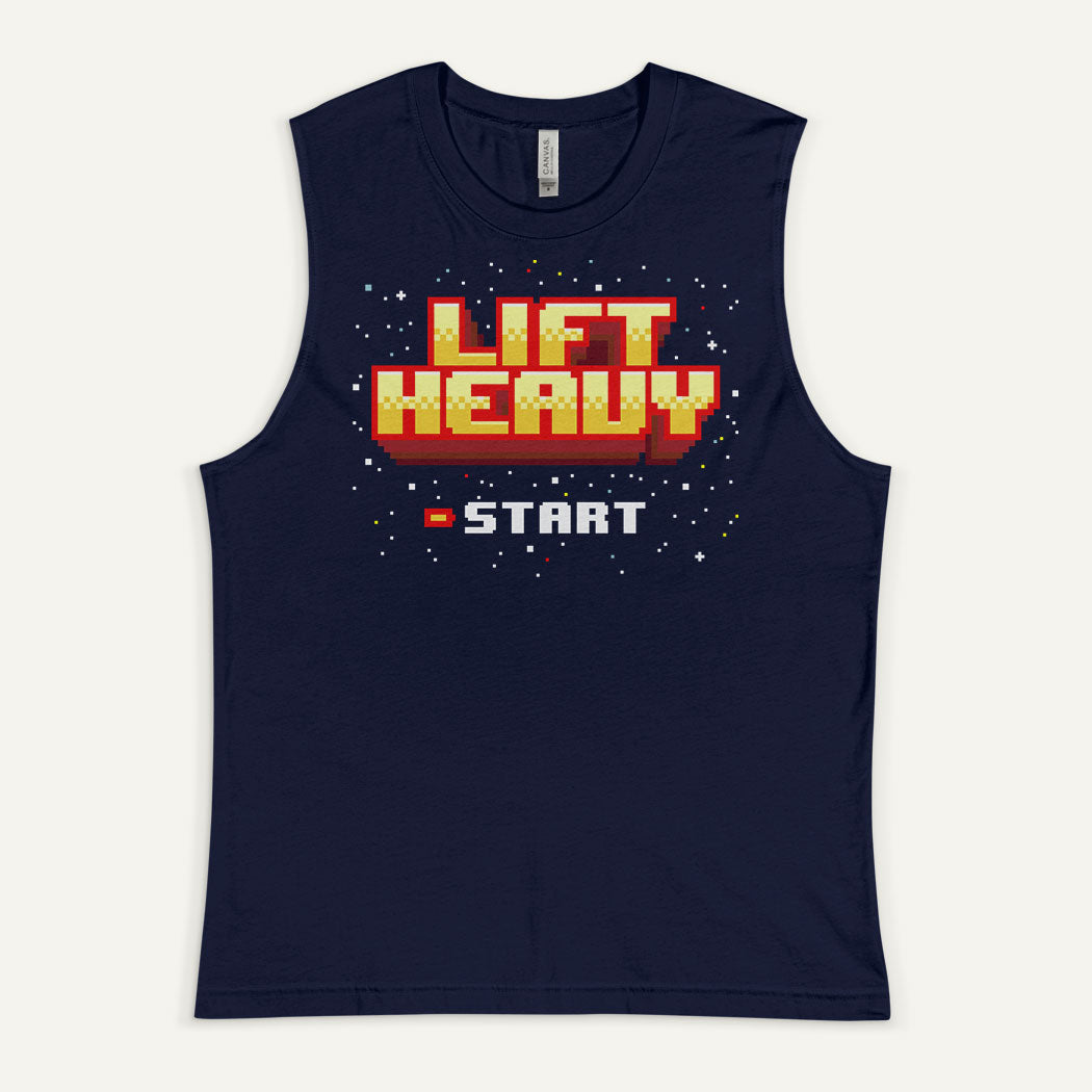 Lift Heavy Men's Muscle Tank — 8-Bit