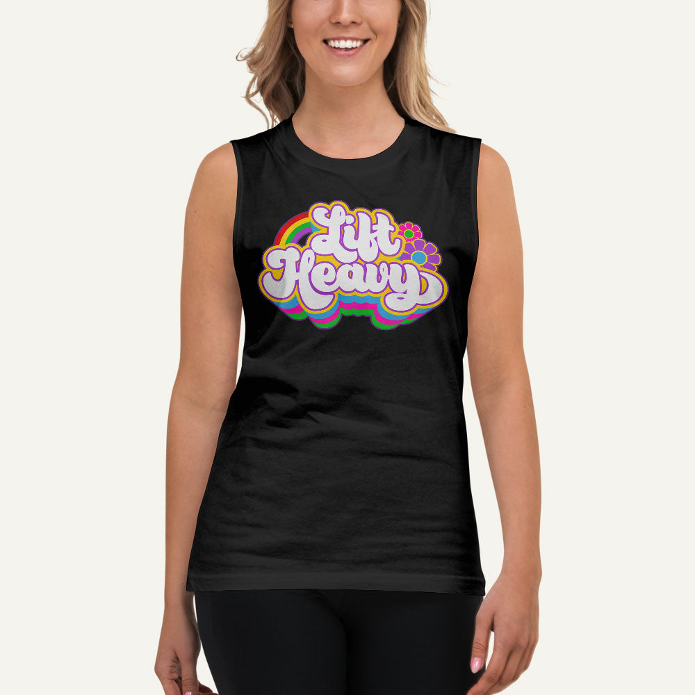 Lift Heavy Muscle Tank — Groovy