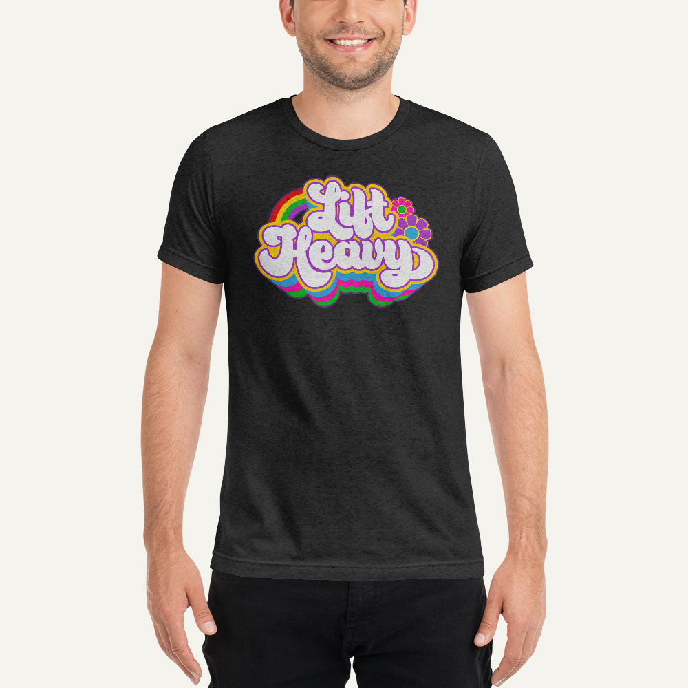 Lift Heavy Triblend T-Shirt — Groovy