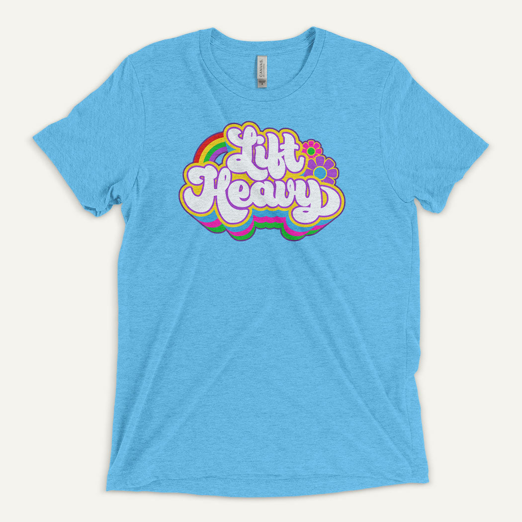 Lift Heavy Men's Triblend T-Shirt — Groovy