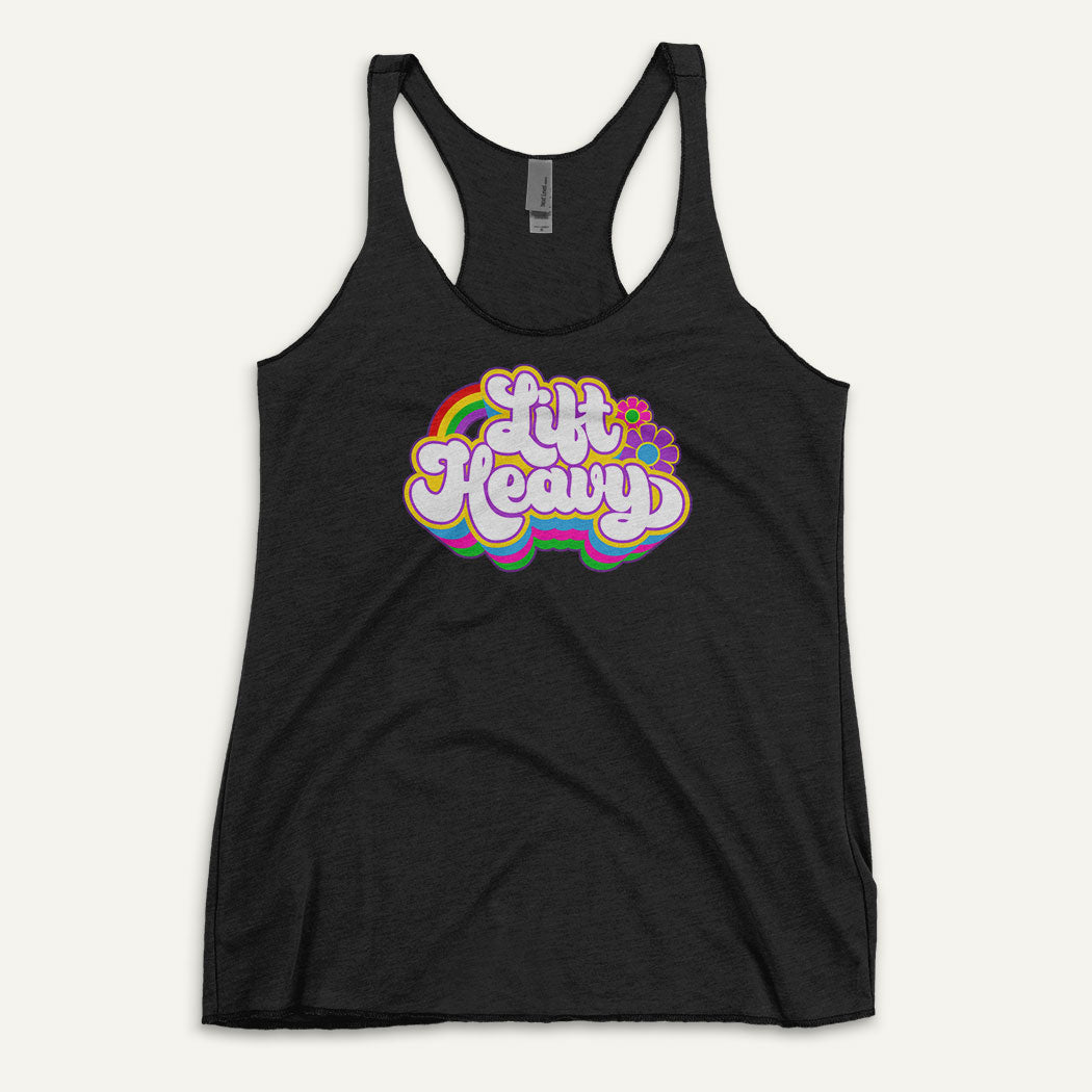 Lift Heavy Racerback Tank Top — Groovy