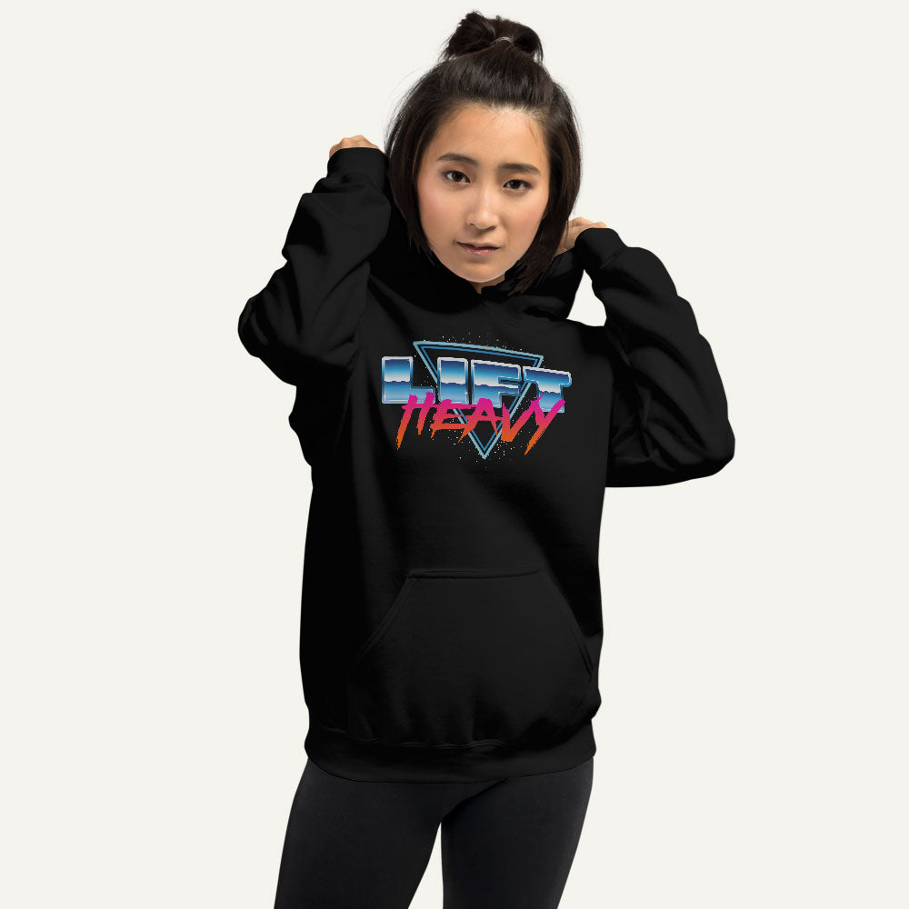 Lift Heavy Pullover Hoodie — Synth Wave