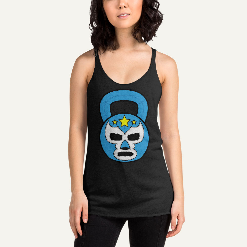 Lucha Libre Kettlebell Design Women's Tank Top