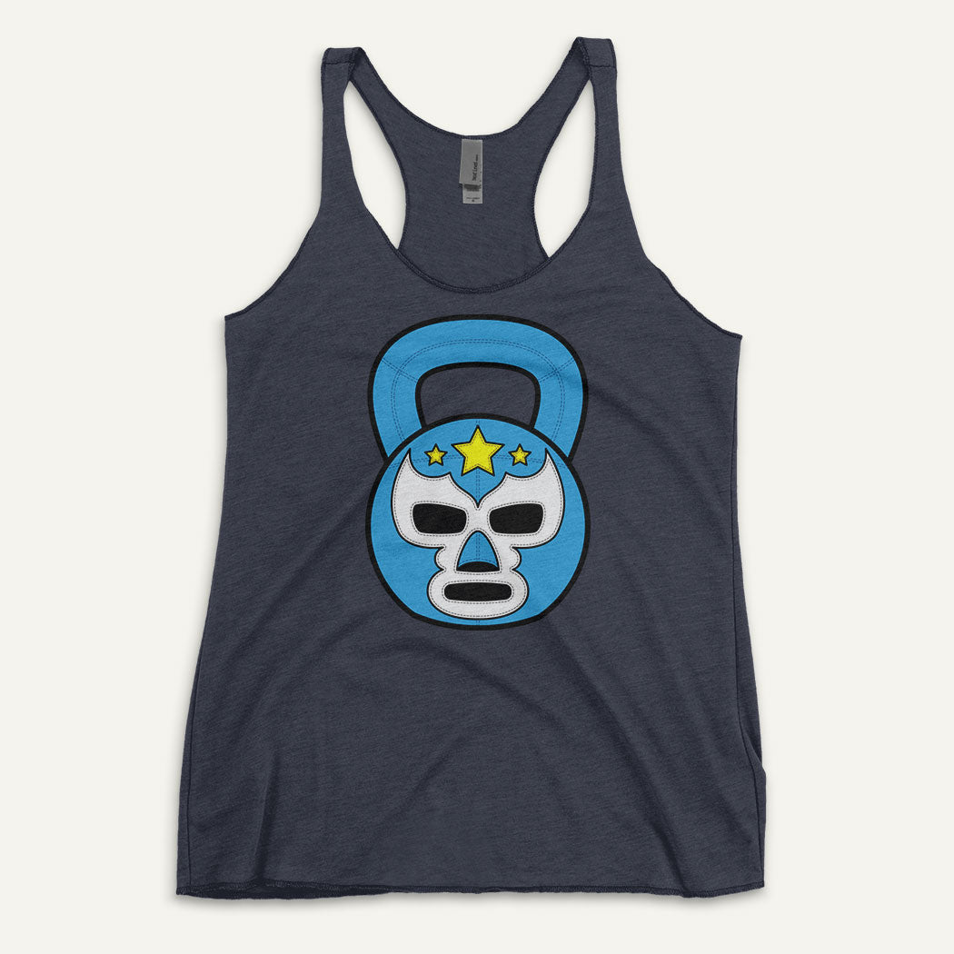 Lucha Libre Kettlebell Design Women's Tank Top