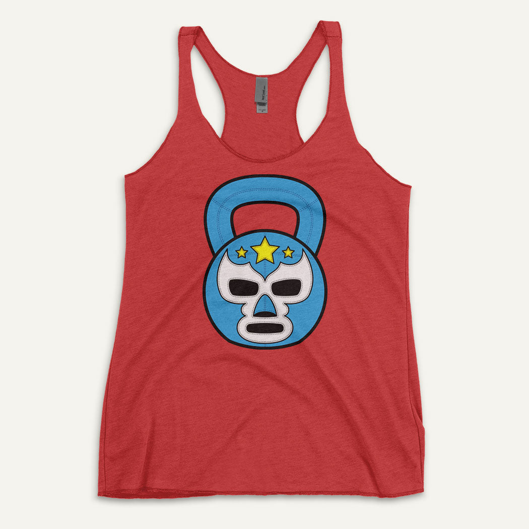 Lucha Libre Kettlebell Design Women's Tank Top