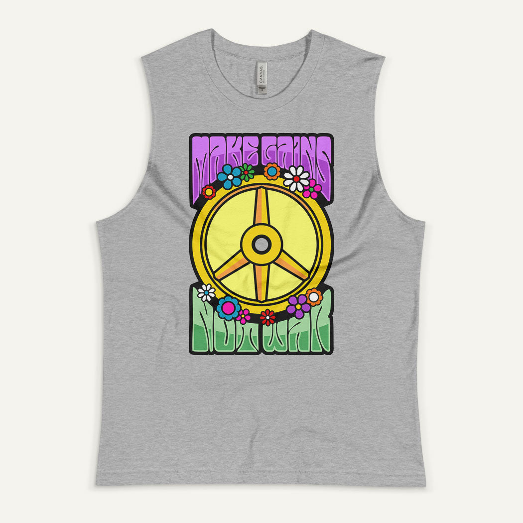 Make Gains Not War Men’s Muscle Tank