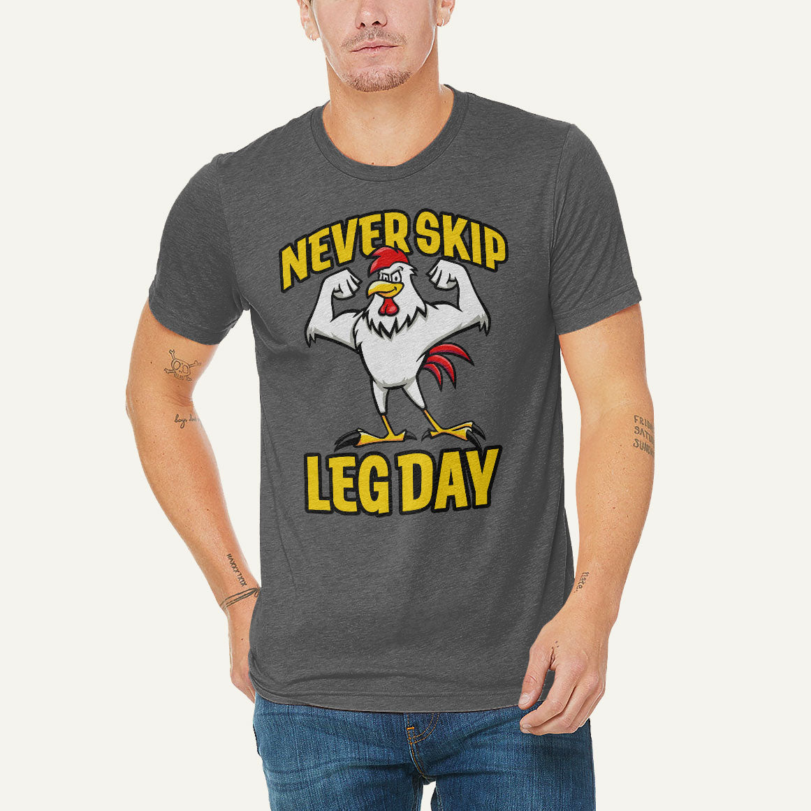 Never Skip Leg Day Triblend T-Shirt