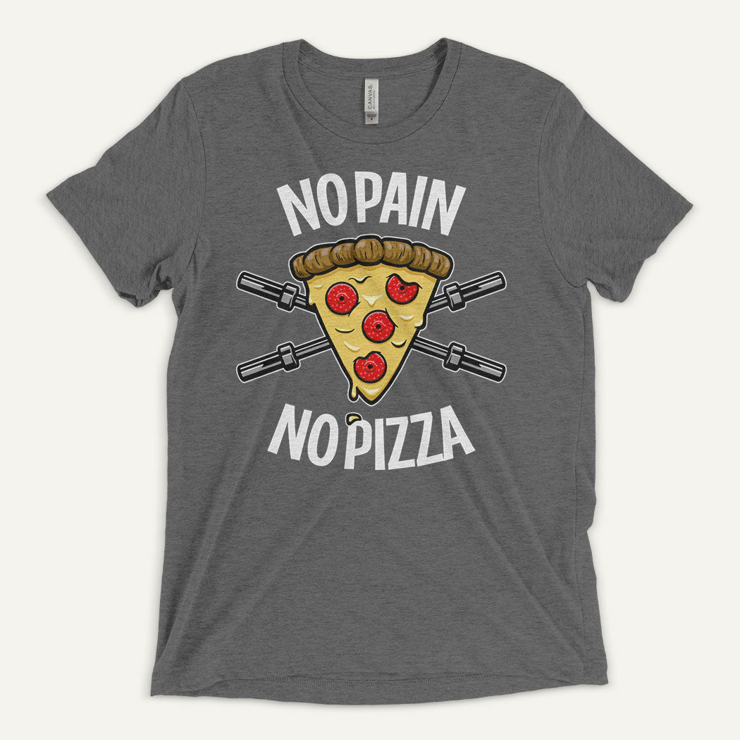 No Pain No Pizza Men's Triblend T-Shirt