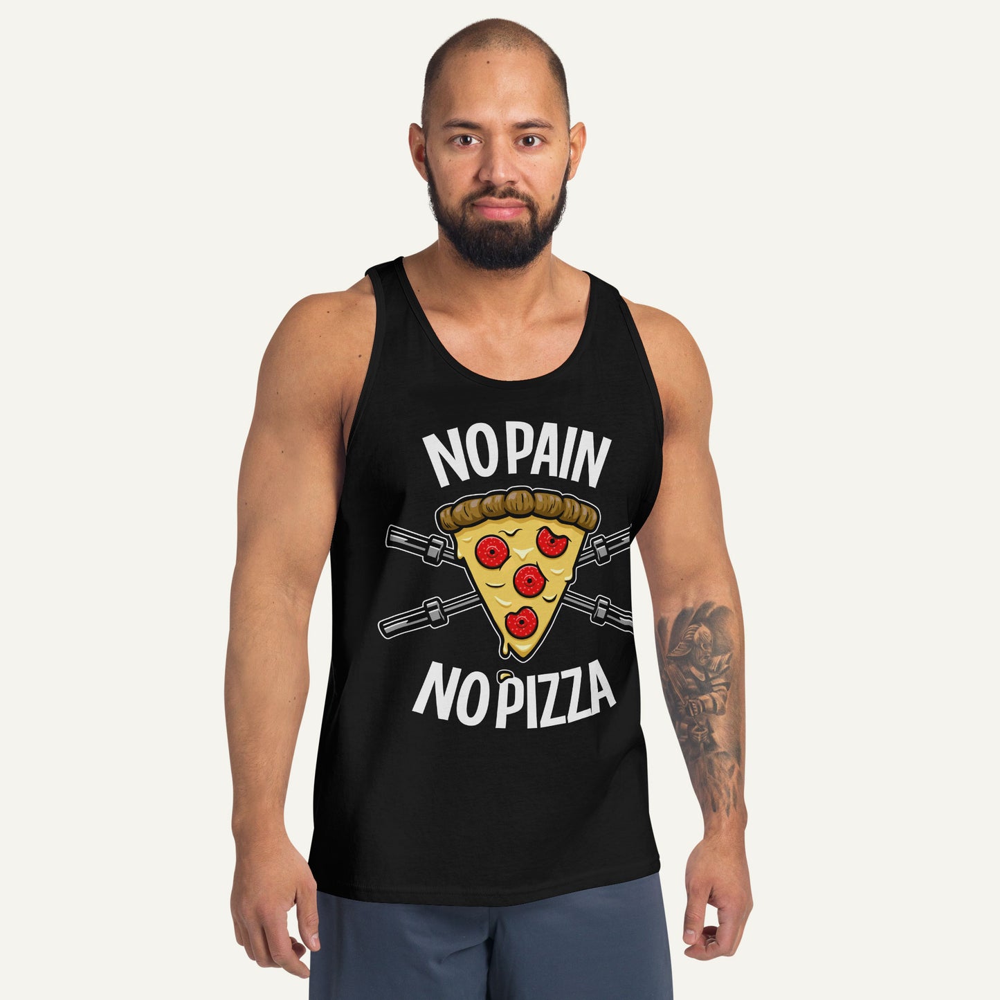 No Pain No Pizza Men's Tank Top