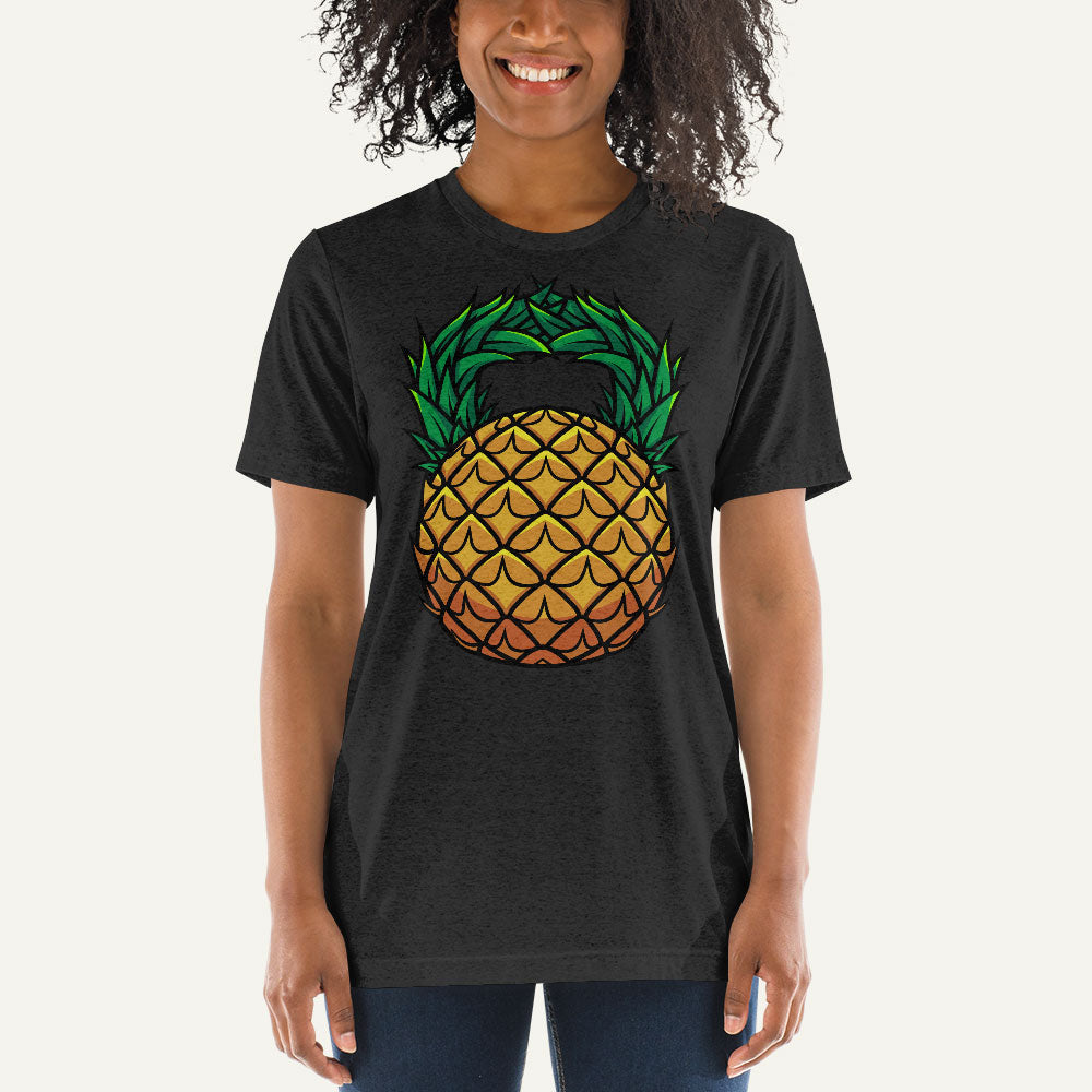 Pineapple Kettlebell Design Triblend T-Shirt