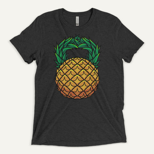 Pineapple Kettlebell Design Triblend T-Shirt