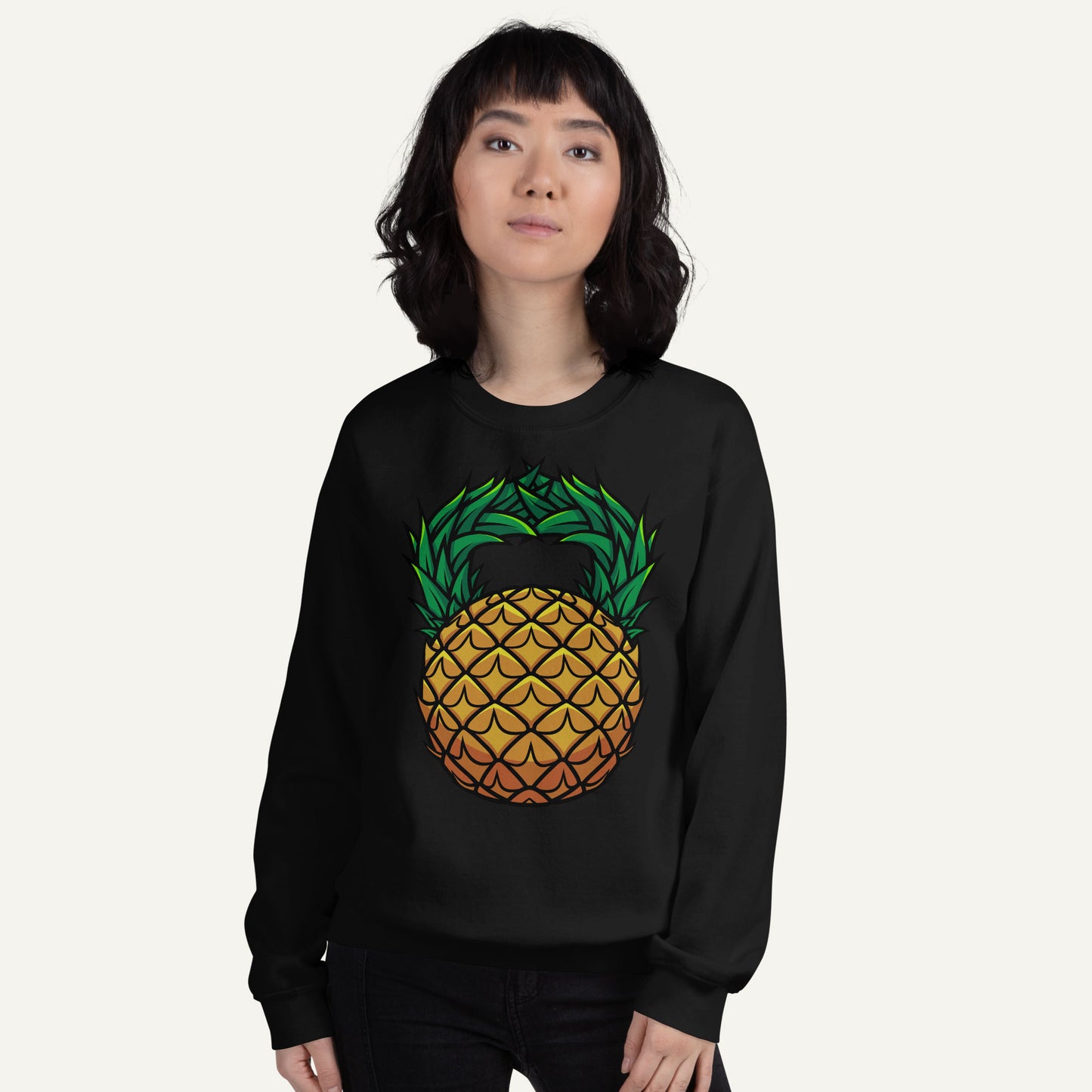 Pineapple Kettlebell Design Sweatshirt