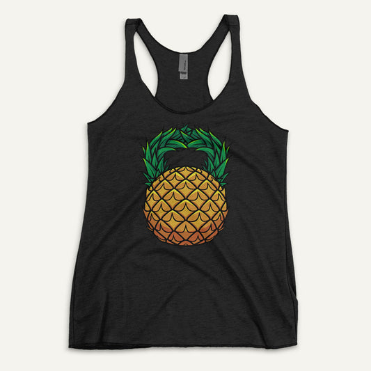Pineapple Kettlebell Design Racerback Tank Top