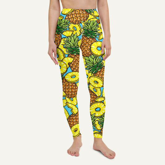 Pineapples High-Waisted Leggings