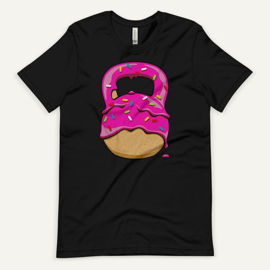 Pink-Glazed Donut With Sprinkles Kettlebell Design Standard T-Shirt