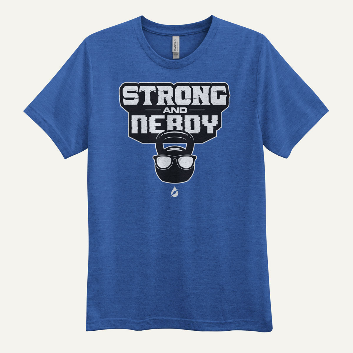 Strong And Nerdy Triblend T-Shirt Unisex Men's Funny Workout