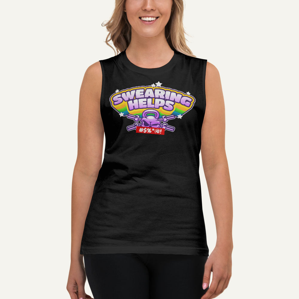 Swearing Helps Men’s Muscle Tank