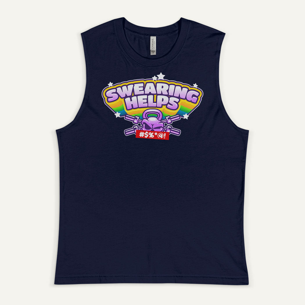 Swearing Helps Men’s Muscle Tank
