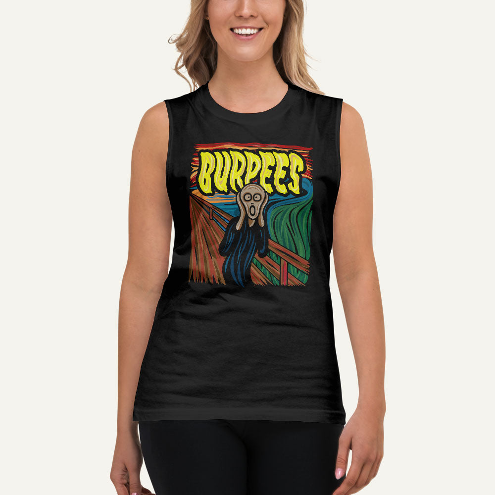 The Scream Burpees Muscle Tank