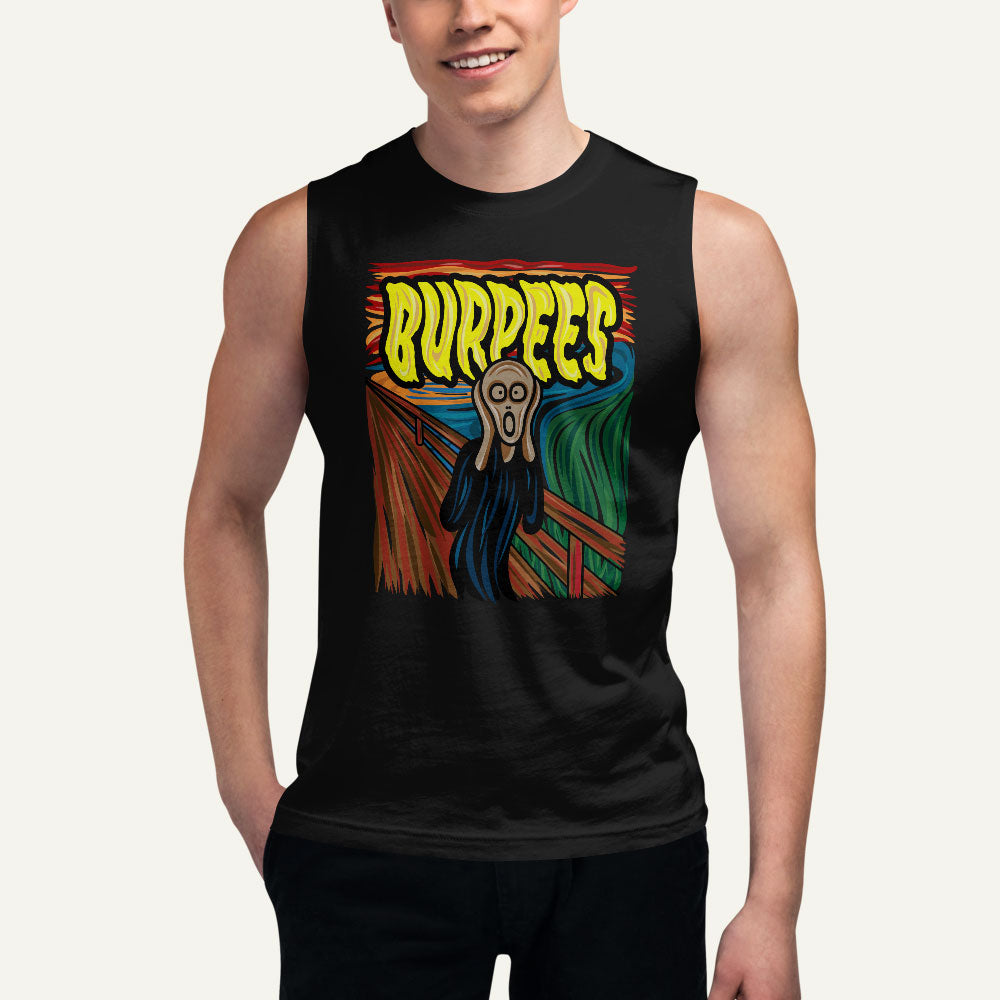 The Scream Burpees Men’s Muscle Tank