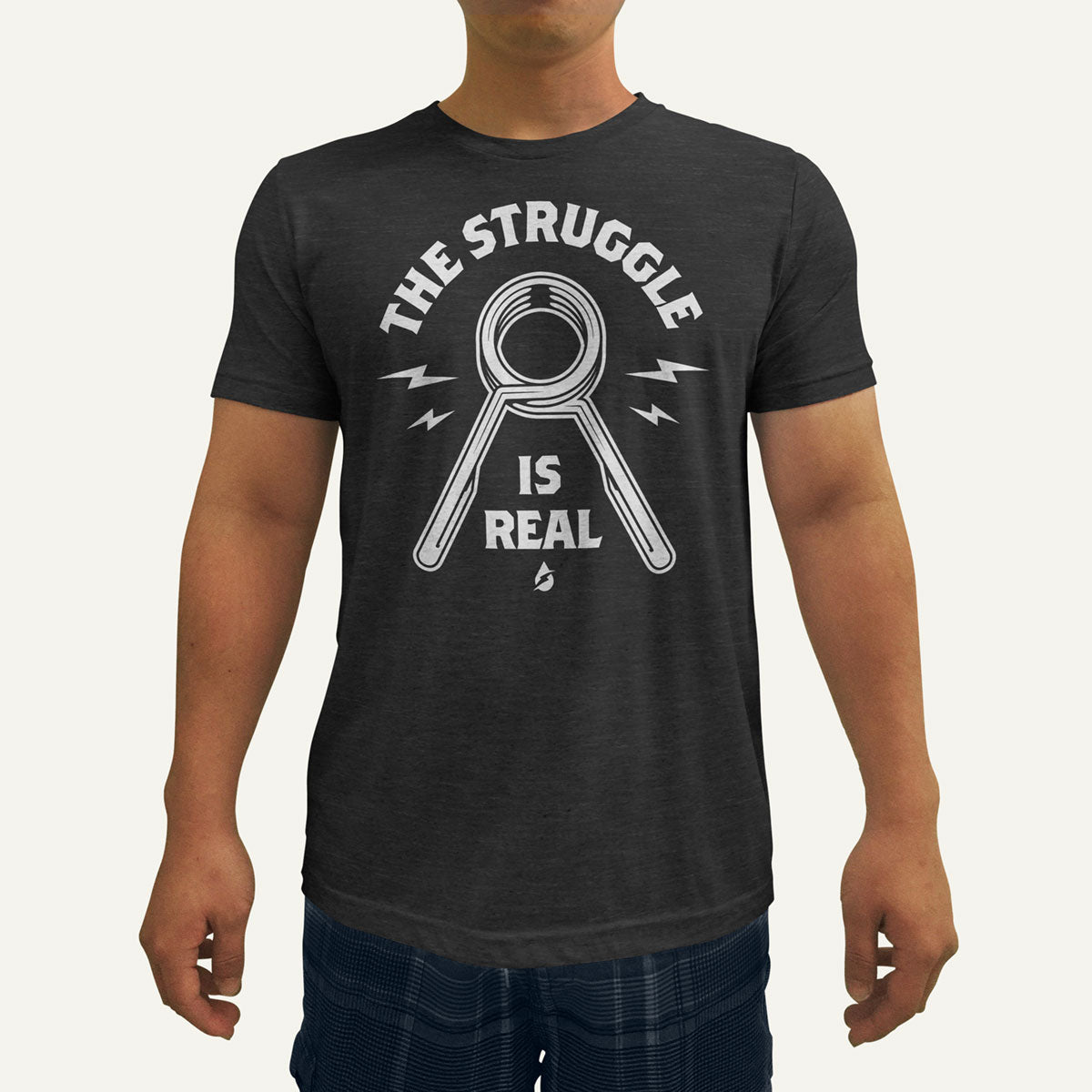 The Struggle Is Real: Spring Collar Men's T-Shirt