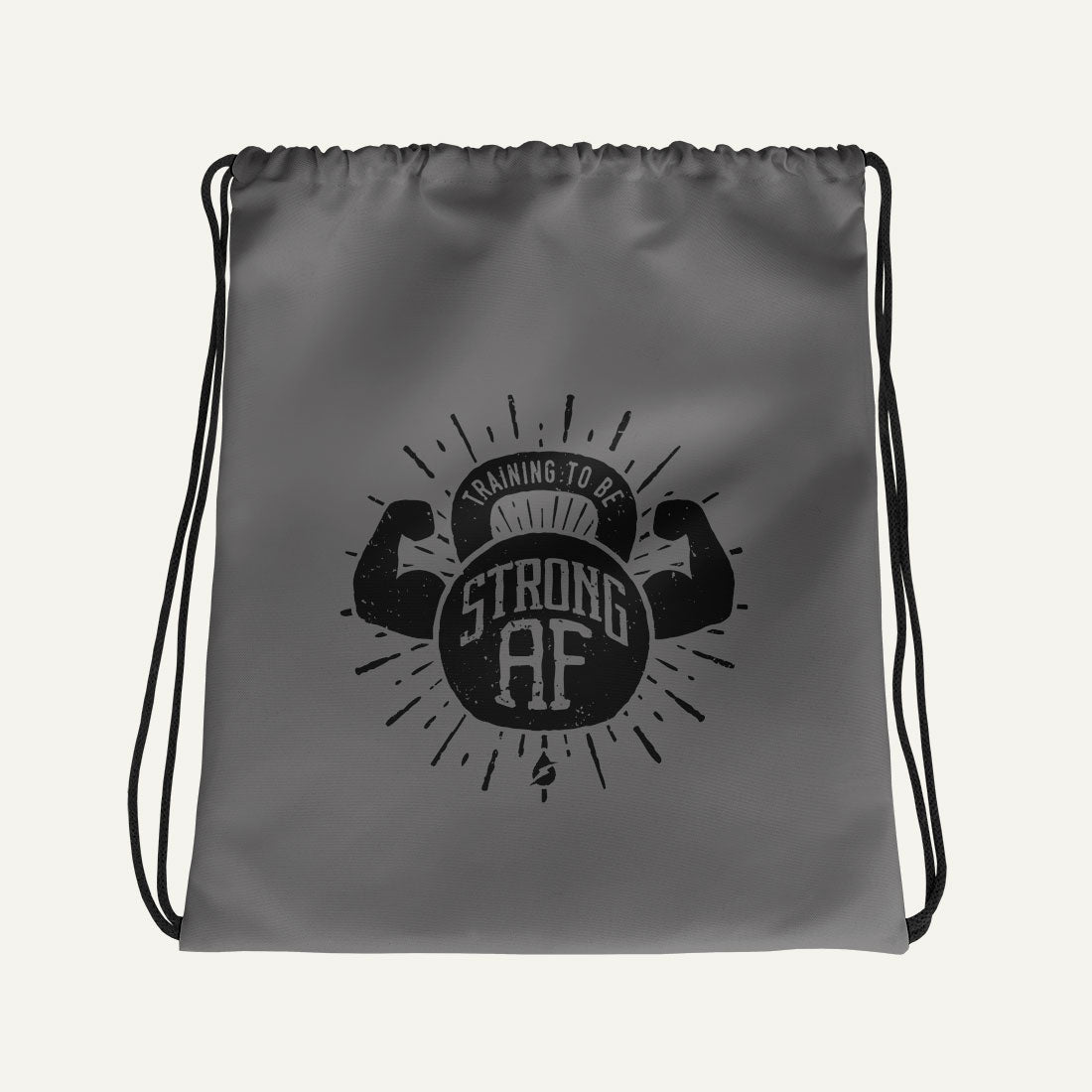 Training To Be Strong AF Drawstring Bag