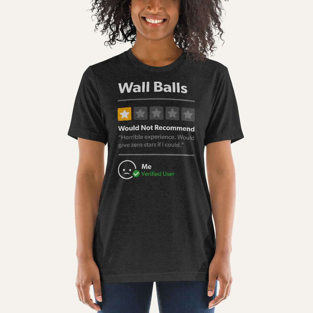Wall Balls 1 Star Would Not Recommend Triblend T-Shirt