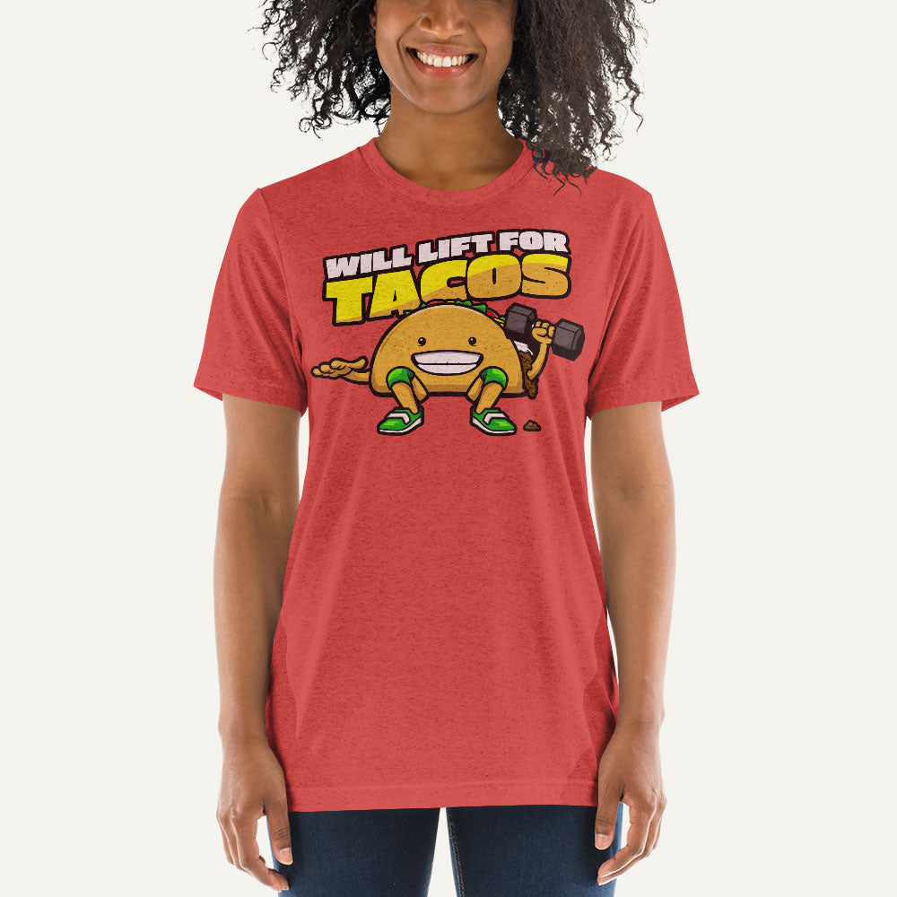 Will Lift For Tacos Men's Triblend T-Shirt