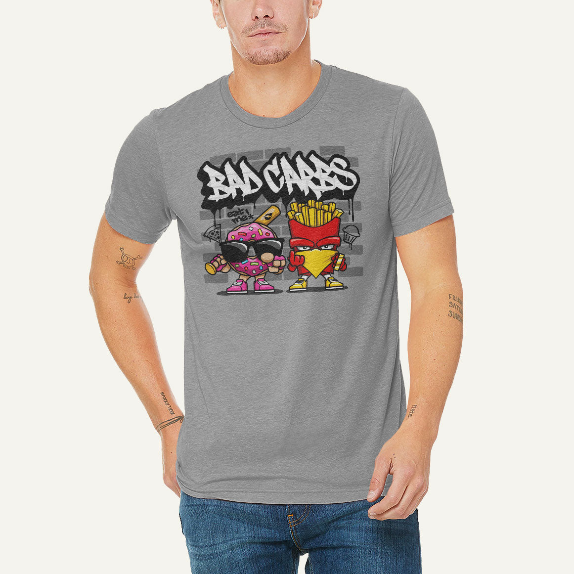 Bad Carbs Men’s Triblend T-Shirt