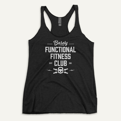 Barely Functional Fitness Club Women’s Racerback Tank Top