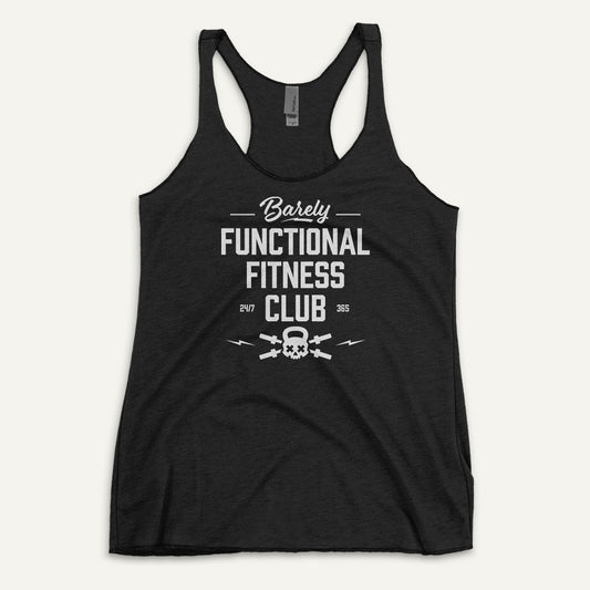 Barely Functional Fitness Club Women’s Racerback Tank Top