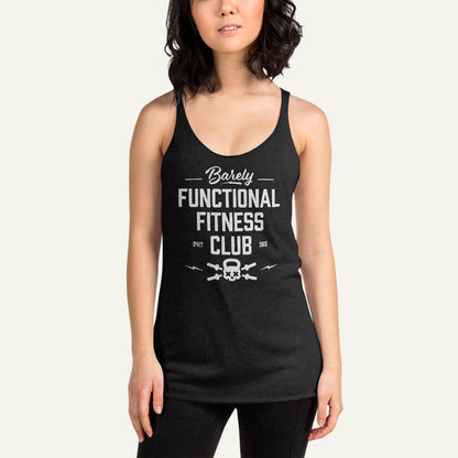 Barely Functional Fitness Club Women’s Racerback Tank Top