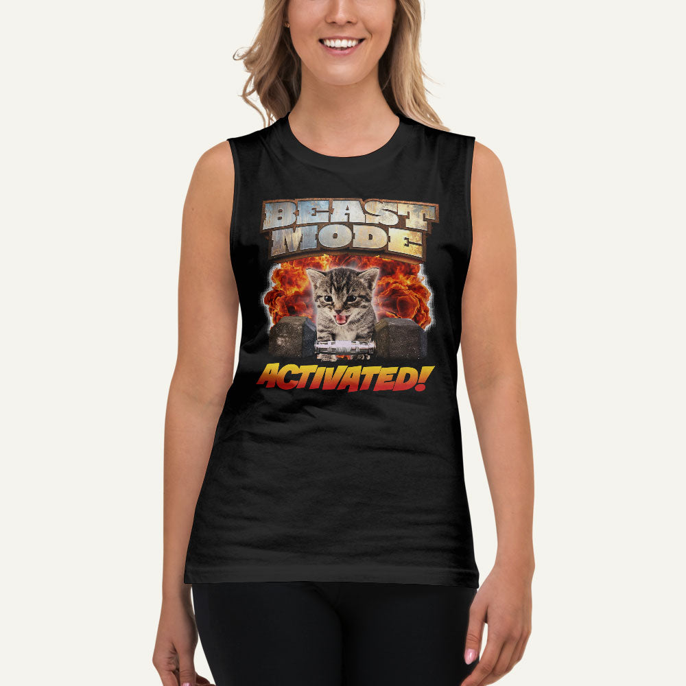 Beast Mode Activated Muscle Tank - Ministry of Sweat