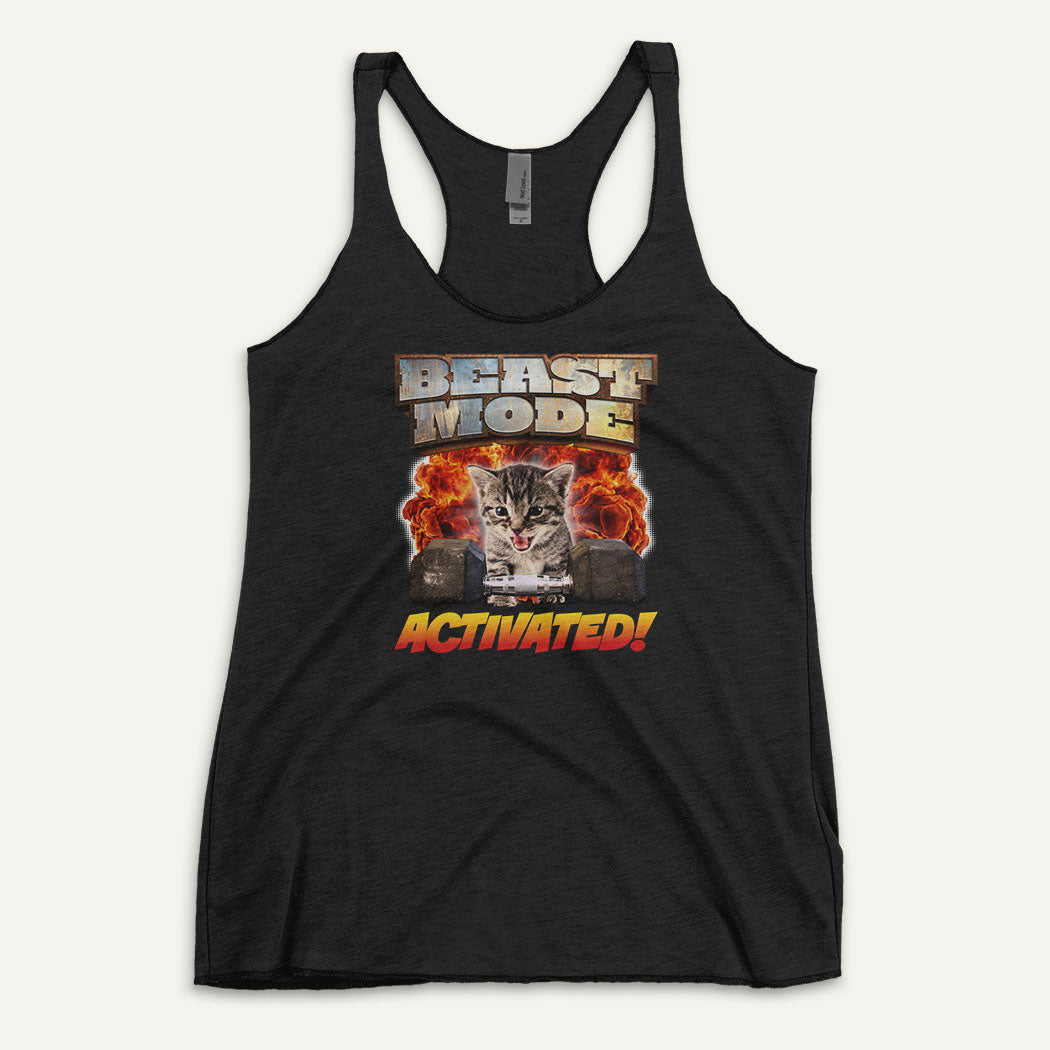 Beast Mode Activated Racerback Tank Top