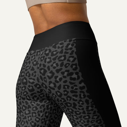 Black Leopard Sprint High-Waisted Leggings