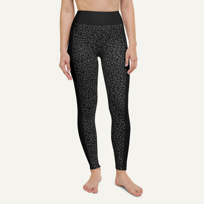 Black Leopard Sprint High-Waisted Leggings