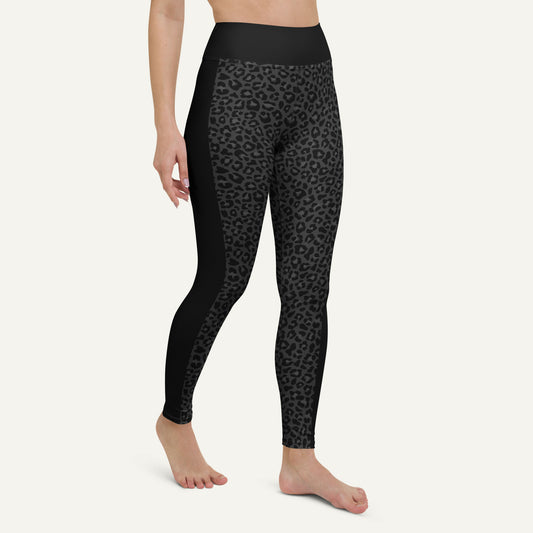 Black Leopard Sprint High-Waisted Leggings