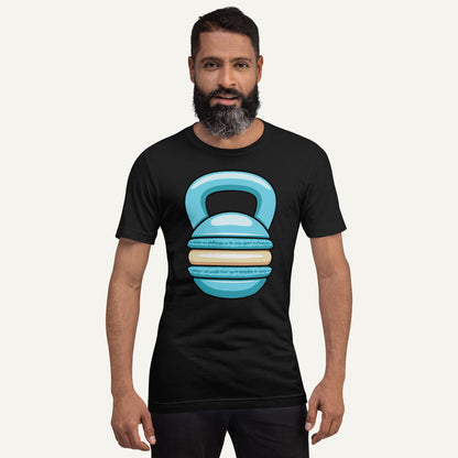 Blue Macaron Kettlebell Design Men’s Standard T-Shirt