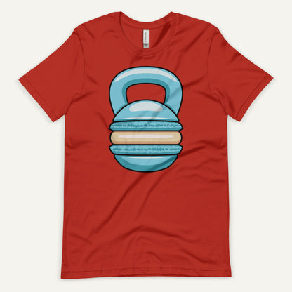 Blue Macaron Kettlebell Design Men’s Standard T-Shirt