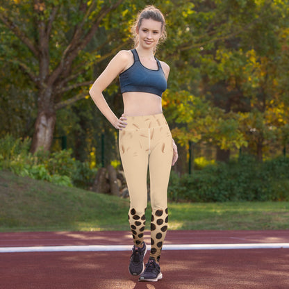 Boba Milk Tea High-Waisted Leggings