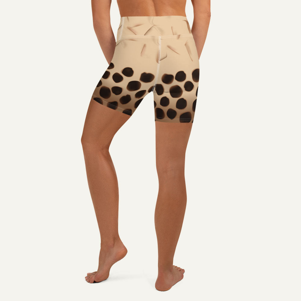 Boba Milk Tea High-Waisted Shorts