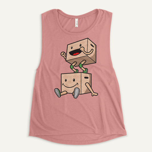 Box Jump Box Women’s Muscle Tank