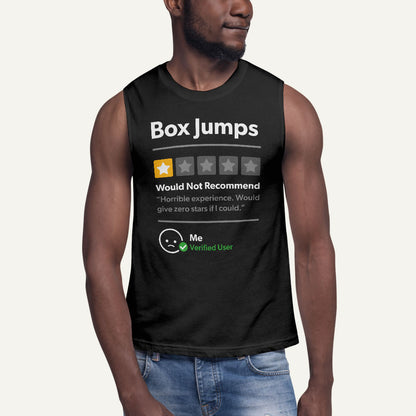 Box Jumps 1 Star Would Not Recommend Men’s Muscle Tank
