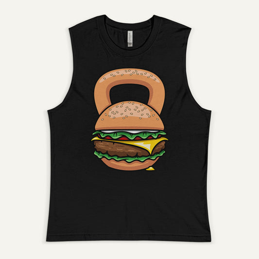 Burger Kettlebell Design Men’s Muscle Tank