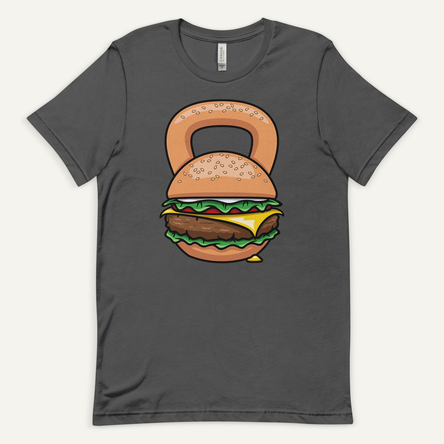 Burger Kettlebell Design Men’s Standard T-Shirt