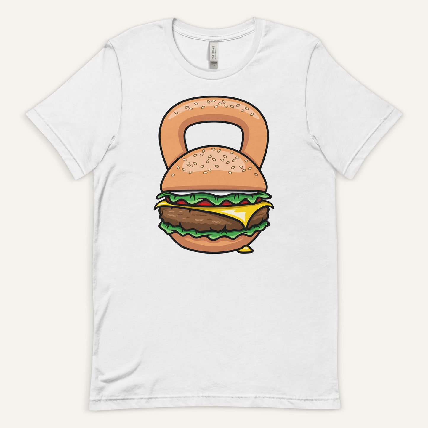 Burger Kettlebell Design Men’s Standard T-Shirt