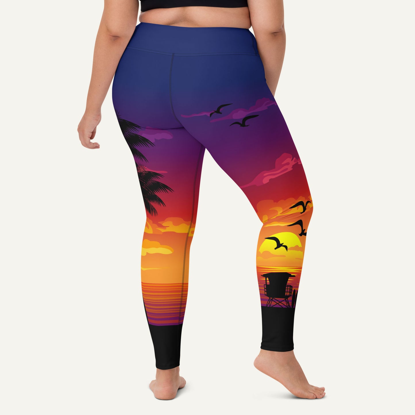 California Sunset High-Waisted Leggings