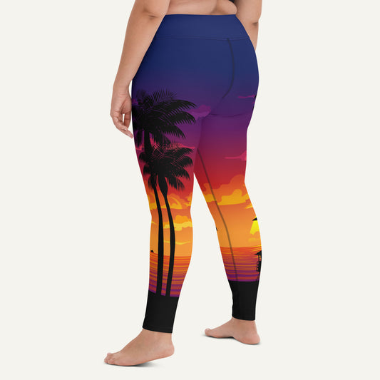 California Sunset High-Waisted Leggings