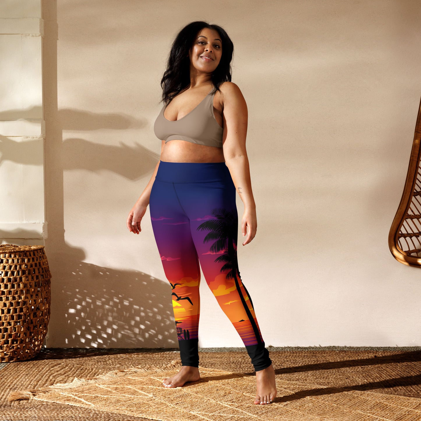 California Sunset High-Waisted Leggings